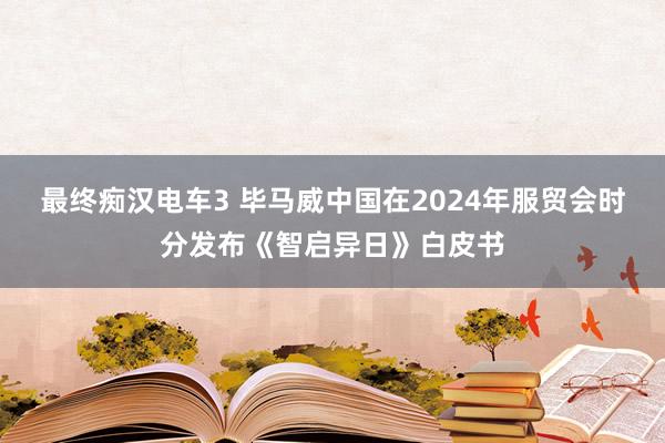 最终痴汉电车3 毕马威中国在2024年服贸会时分发布《智启异日》白皮书