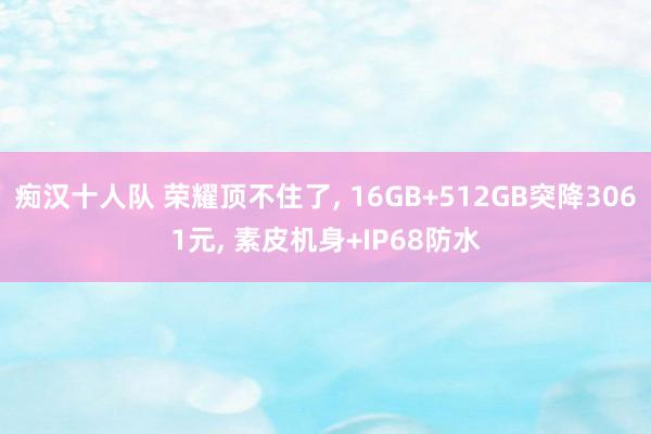 痴汉十人队 荣耀顶不住了， 16GB+512GB突降3061元， 素皮机身+IP68防水