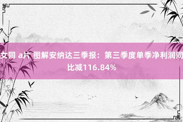 女同 a片 图解安纳达三季报：第三季度单季净利润同比减116.84%