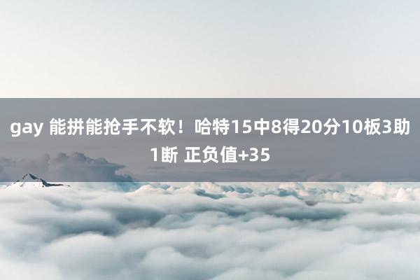 gay 能拼能抢手不软！哈特15中8得20分10板3助1断 正负值+35