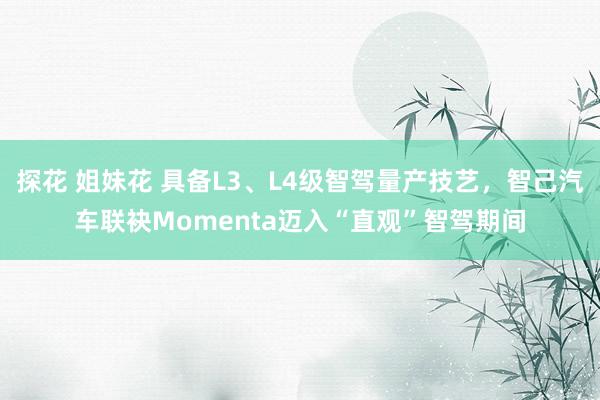 探花 姐妹花 具备L3、L4级智驾量产技艺，智己汽车联袂Momenta迈入“直观”智驾期间