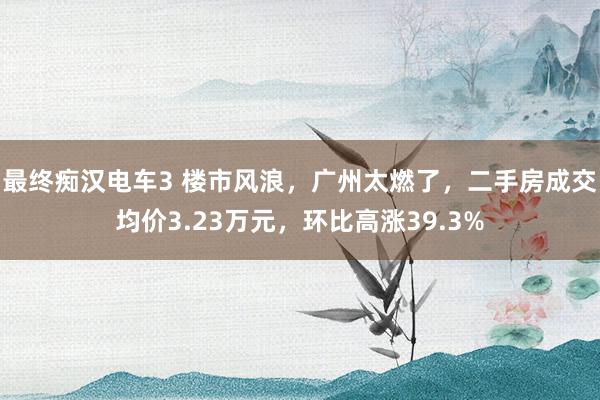 最终痴汉电车3 楼市风浪，广州太燃了，二手房成交均价3.23万元，环比高涨39.3%