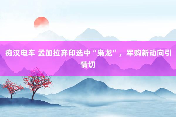 痴汉电车 孟加拉弃印选中“枭龙”，军购新动向引情切